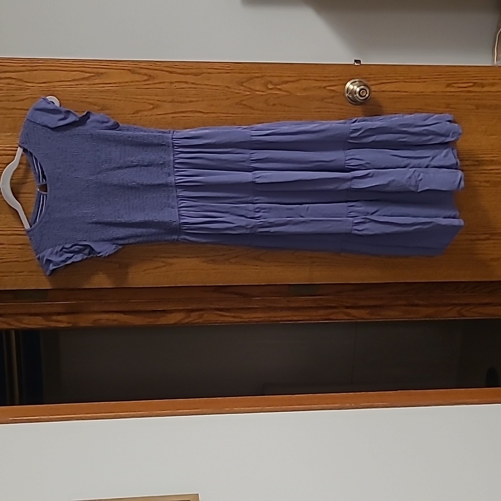 ZESICA dress, Size Medium, Dusty Blue